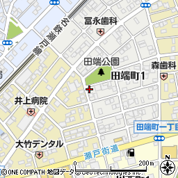 愛知県瀬戸市田端町1丁目81周辺の地図