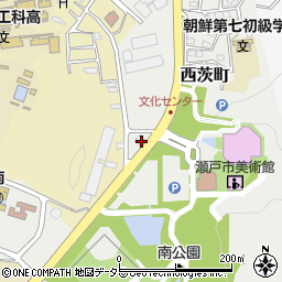愛知県瀬戸市西茨町113-9周辺の地図