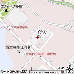 株式会社ニイタカ　びわ湖工場周辺の地図