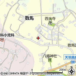 千葉県富津市数馬345周辺の地図
