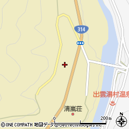 島根県雲南市吉田町川手190-2周辺の地図