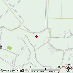 千葉県いすみ市上布施周辺の地図