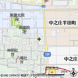 愛知県稲沢市中之庄町辻畑117周辺の地図