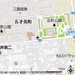 愛知県名古屋市西区五才美町235周辺の地図