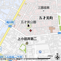 愛知県名古屋市西区五才美町57周辺の地図