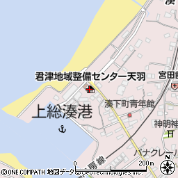 君津地域整備センター天羽周辺の地図