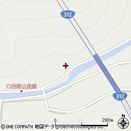 兵庫県朝来市田路226周辺の地図