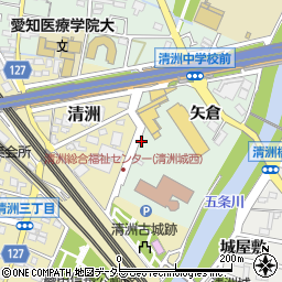 日産名古屋書庫運輸株式会社清洲倉庫周辺の地図