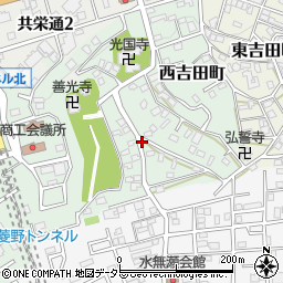 愛知県瀬戸市西吉田町39周辺の地図