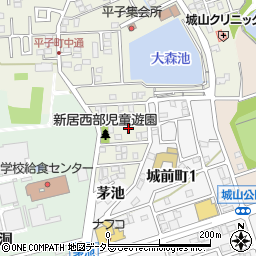 愛知県尾張旭市平子町中通87周辺の地図