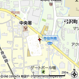 富士宮自動車学校周辺の地図