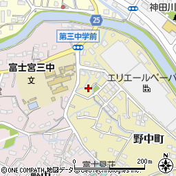 静岡県富士宮市野中町446周辺の地図