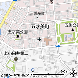 愛知県名古屋市西区五才美町214周辺の地図