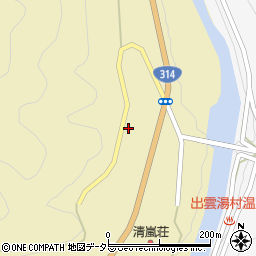 島根県雲南市吉田町川手190-3周辺の地図