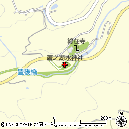 蘆之湖水神社周辺の地図