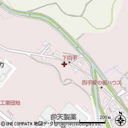 滋賀県犬上郡多賀町四手371周辺の地図