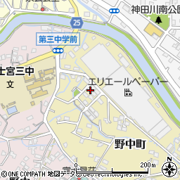 静岡県富士宮市野中町422周辺の地図
