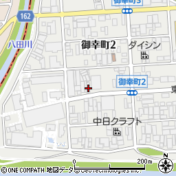愛知県春日井市御幸町周辺の地図