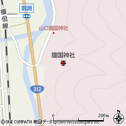 護国神社周辺の地図