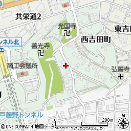 愛知県瀬戸市西吉田町43周辺の地図
