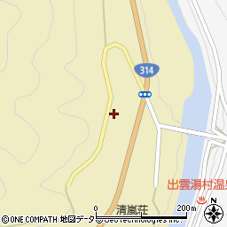 島根県雲南市吉田町川手190-5周辺の地図