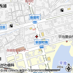 愛知県尾張旭市新居町明才切周辺の地図