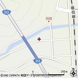 兵庫県朝来市田路38周辺の地図