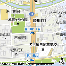 勝川町１周辺の地図