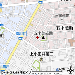 愛知県名古屋市西区五才美町59周辺の地図