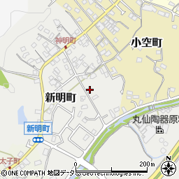 愛知県瀬戸市新明町周辺の地図