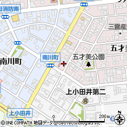 愛知県名古屋市西区五才美町34周辺の地図