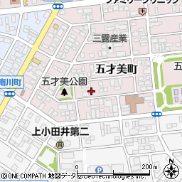 愛知県名古屋市西区五才美町188周辺の地図