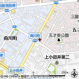 愛知県名古屋市西区五才美町1周辺の地図