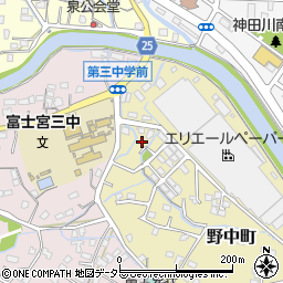 静岡県富士宮市野中町437周辺の地図