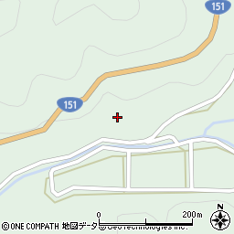 愛知県北設楽郡豊根村坂宇場横平周辺の地図