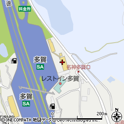 名神高速道路多賀サービスエリア下り線エリア・コンシェルジュ周辺の地図