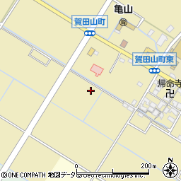 滋賀県彦根市賀田山町周辺の地図