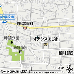 愛知県名古屋市北区楠味鋺5丁目1115周辺の地図