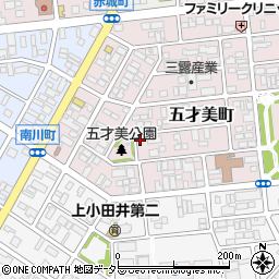 愛知県名古屋市西区五才美町184周辺の地図