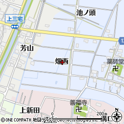 愛知県稲沢市西溝口町畑西周辺の地図