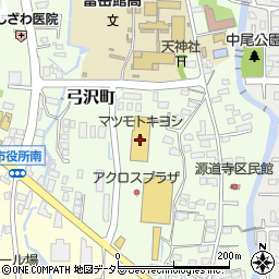 ダイソーアクロスプラザ富士宮店周辺の地図