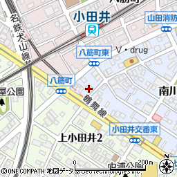 名古屋銀行小田井支店周辺の地図