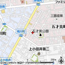 愛知県名古屋市西区五才美町60周辺の地図