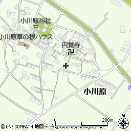 滋賀県犬上郡甲良町小川原周辺の地図