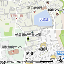 愛知県尾張旭市平子町中通119周辺の地図