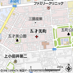 愛知県名古屋市西区五才美町177周辺の地図