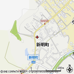 愛知県瀬戸市新明町112-2周辺の地図
