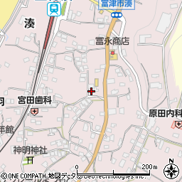 千葉県富津市湊659周辺の地図