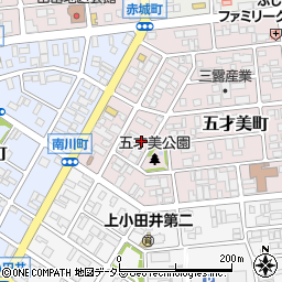 愛知県名古屋市西区五才美町63周辺の地図