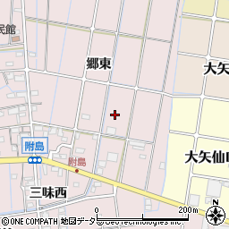 愛知県稲沢市附島町郷東周辺の地図